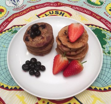 baby vegan pancakes
